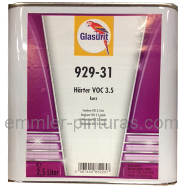 Glasurit VOC Hardener 929-31 - 2,5 ltr